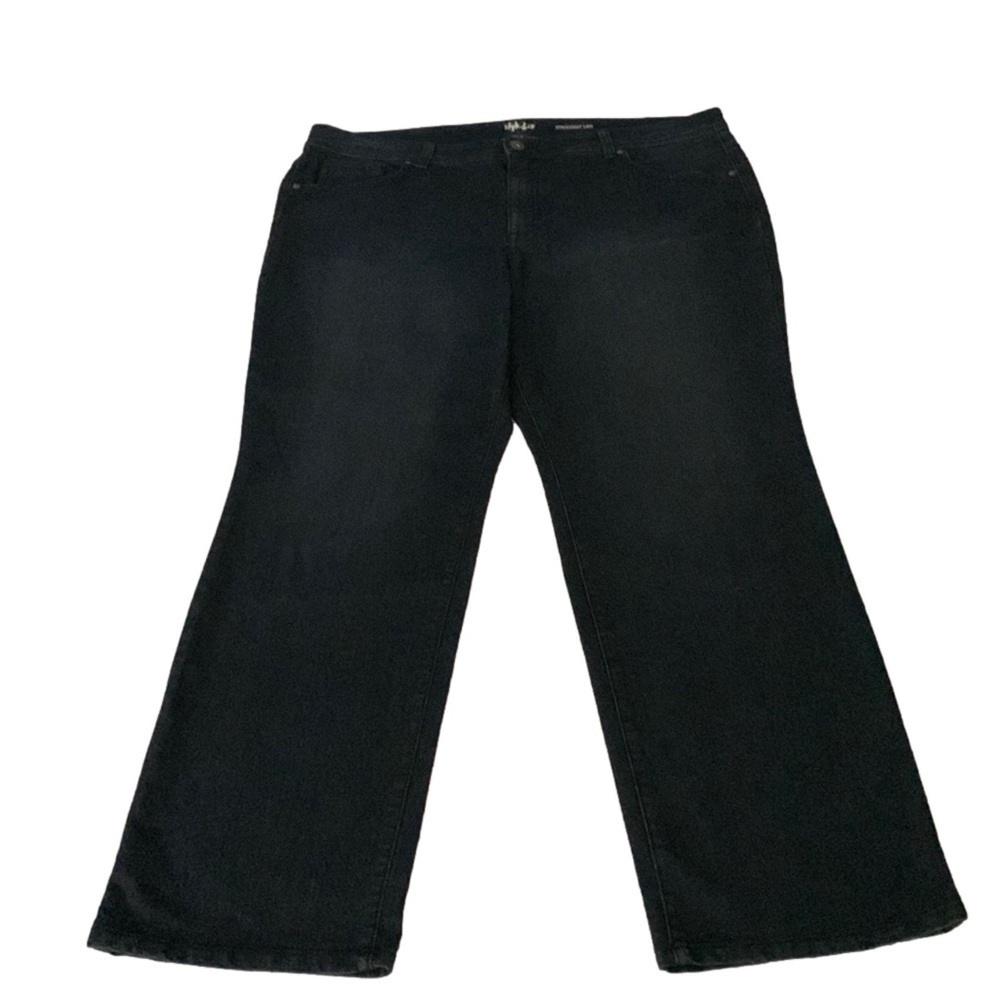Style & Co Jeans, Size 18W, Dark Wash Blue Denim